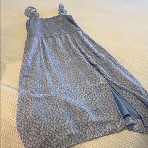 Blue Abercrombie Midi Dress